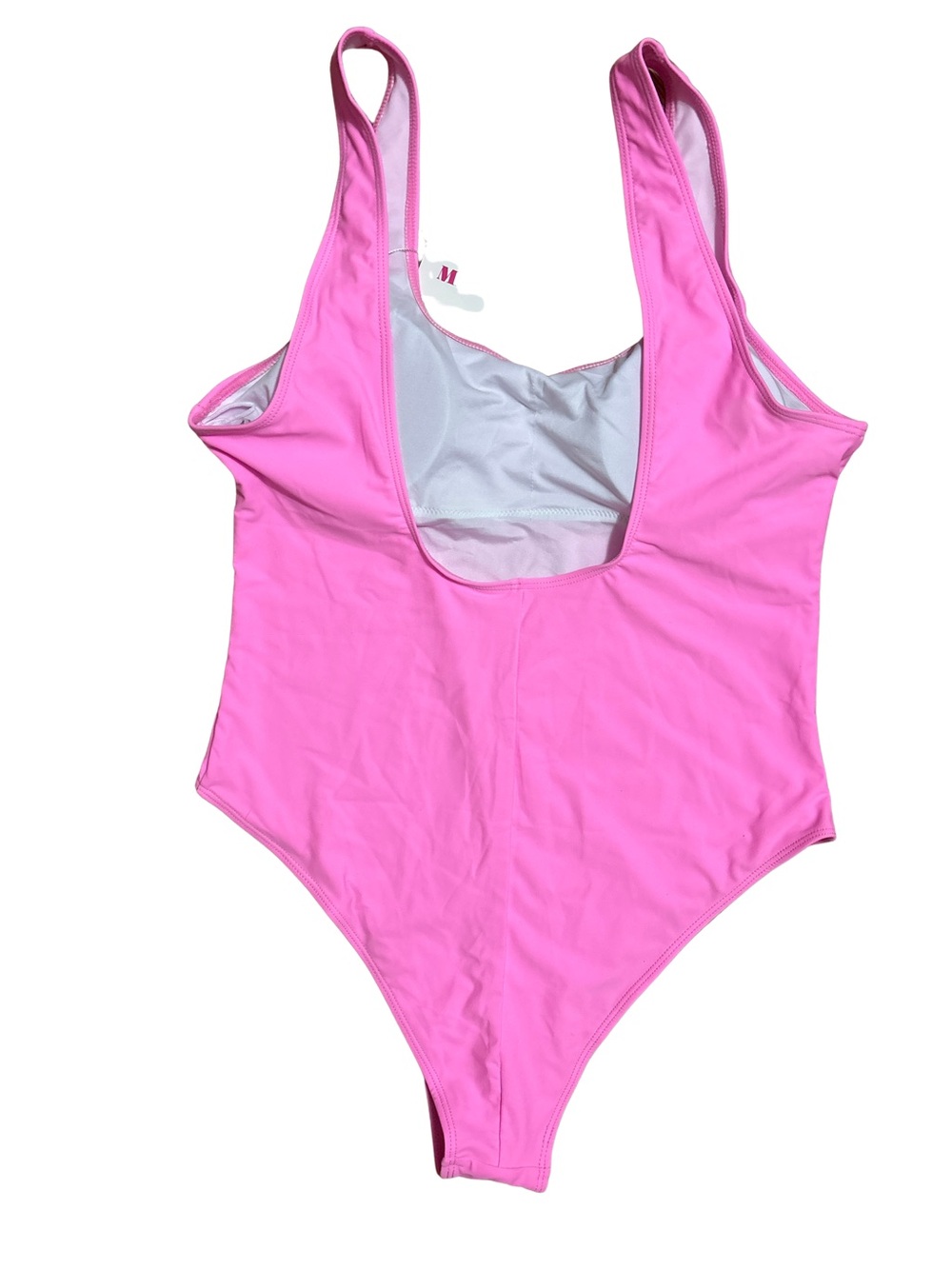 🎉BOGO 1/2 🎉 NWT Classic Scoop One-Piece Swimsuit in Bright Pink - Picture 3 of 5